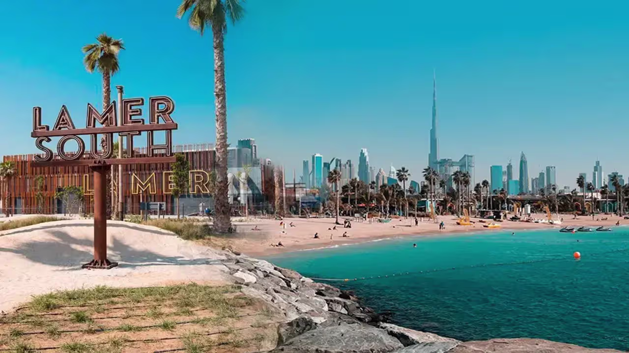ساحل لامر دبی با تاب