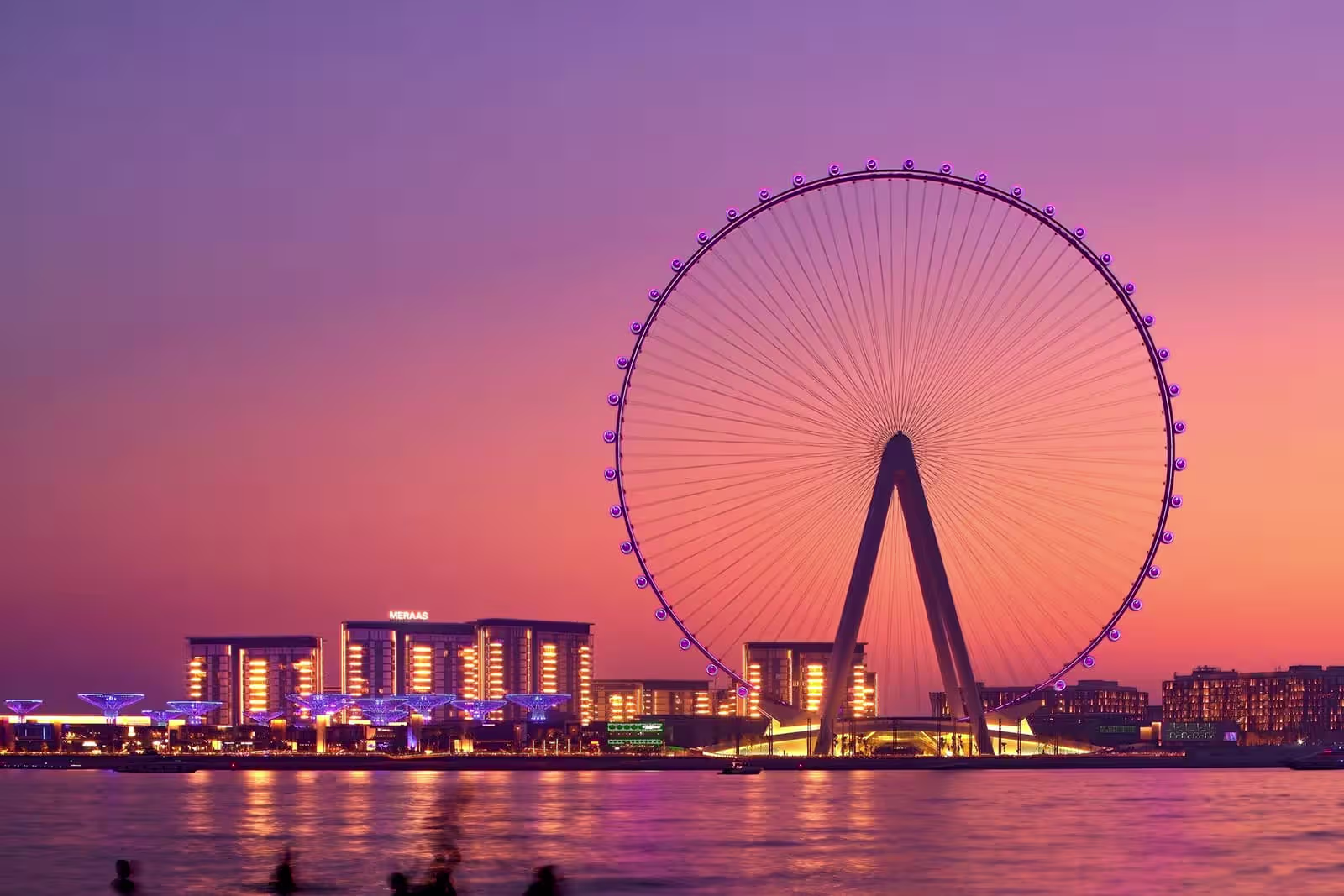 Bluewaters و Ain Dubai