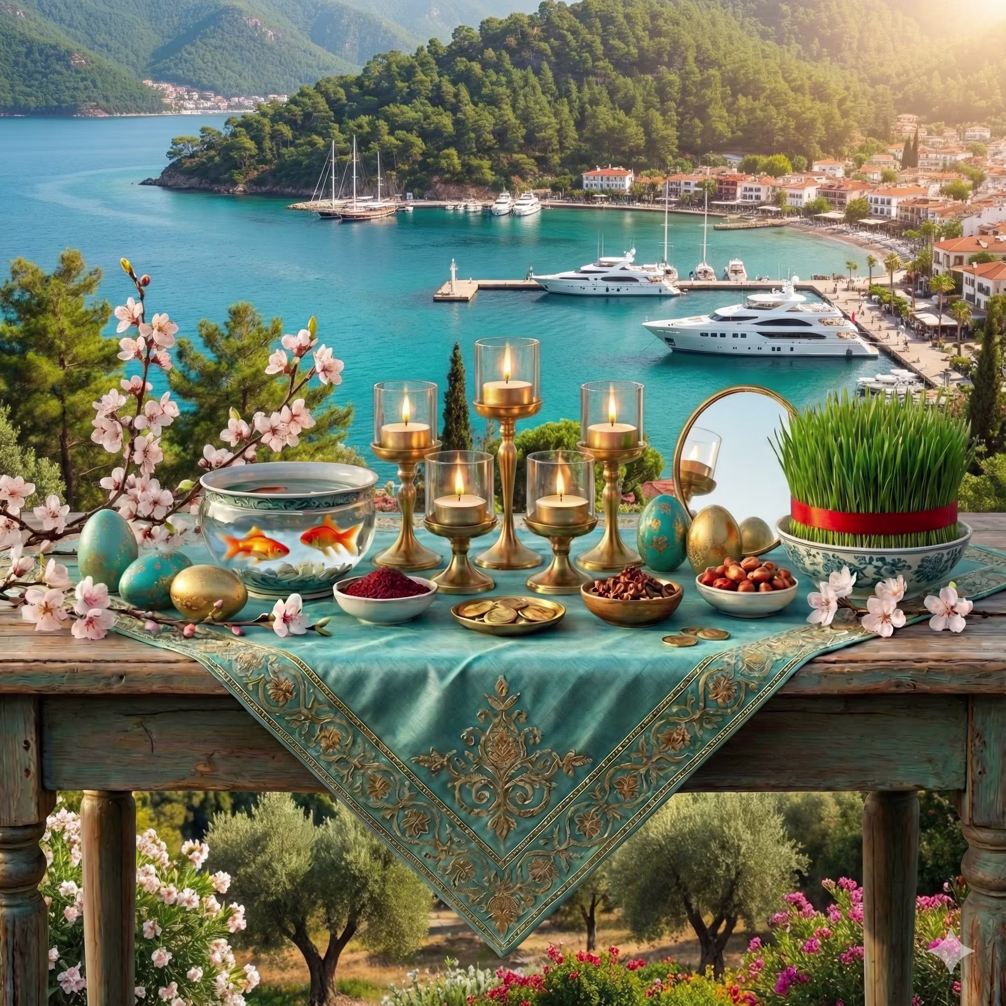 تور تهران به مارماریس از تهران 6شب و7روز✈️ هتل سه ستاره ⭐⭐⭐ (نوروز)#6582