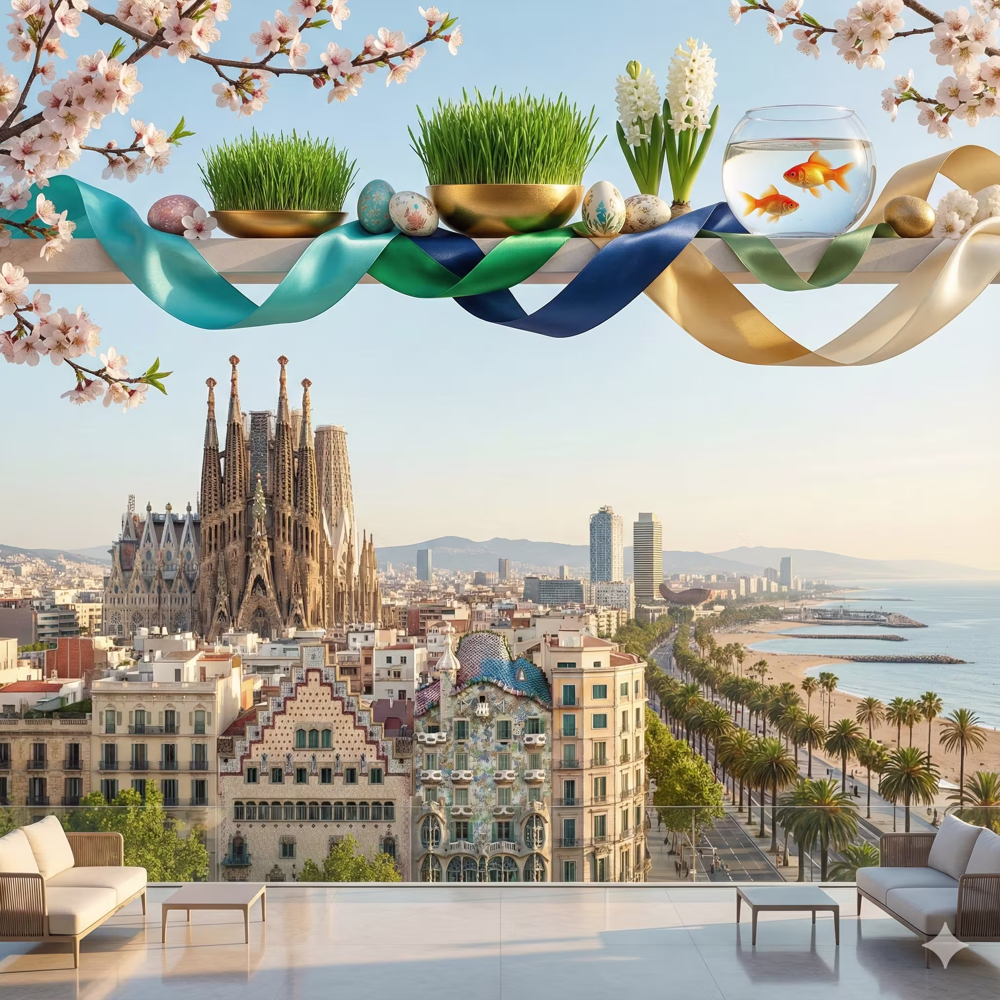 تور اسپانیا: بارسلون ویژه نوروز ۵شب و ۶روز✈️ هتل چهارستاره ⭐⭐⭐⭐ (نوروز)#3054